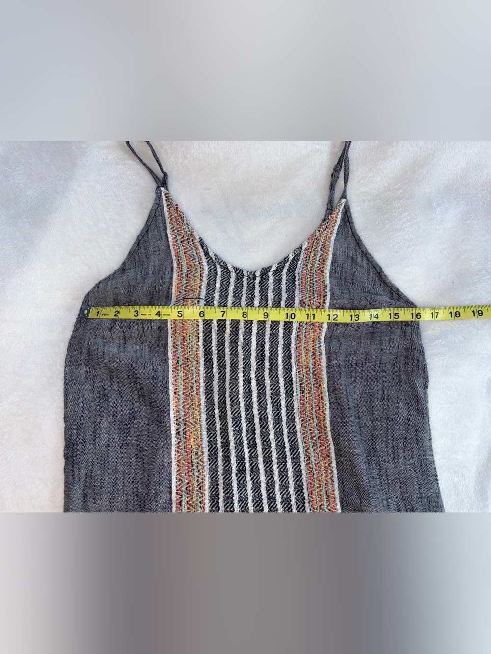 Rip Curl Golden Days Boho Beachy Striped Dress sz S - Picture 6 of 9